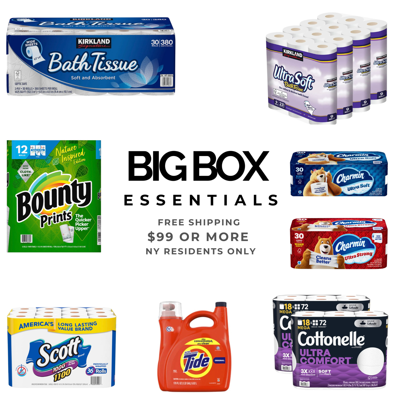 BIG BOX HOME Essentials Free Shipping( NYC DELIVERIES ONLY ON SOME ITE ...