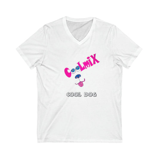 Unisex Jersey Short Sleeve V-Neck Tee