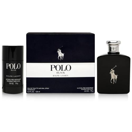 GIFT/SET POLO BLACK 2 PCS. 4.2 FL By RALPH LAUREN For MEN